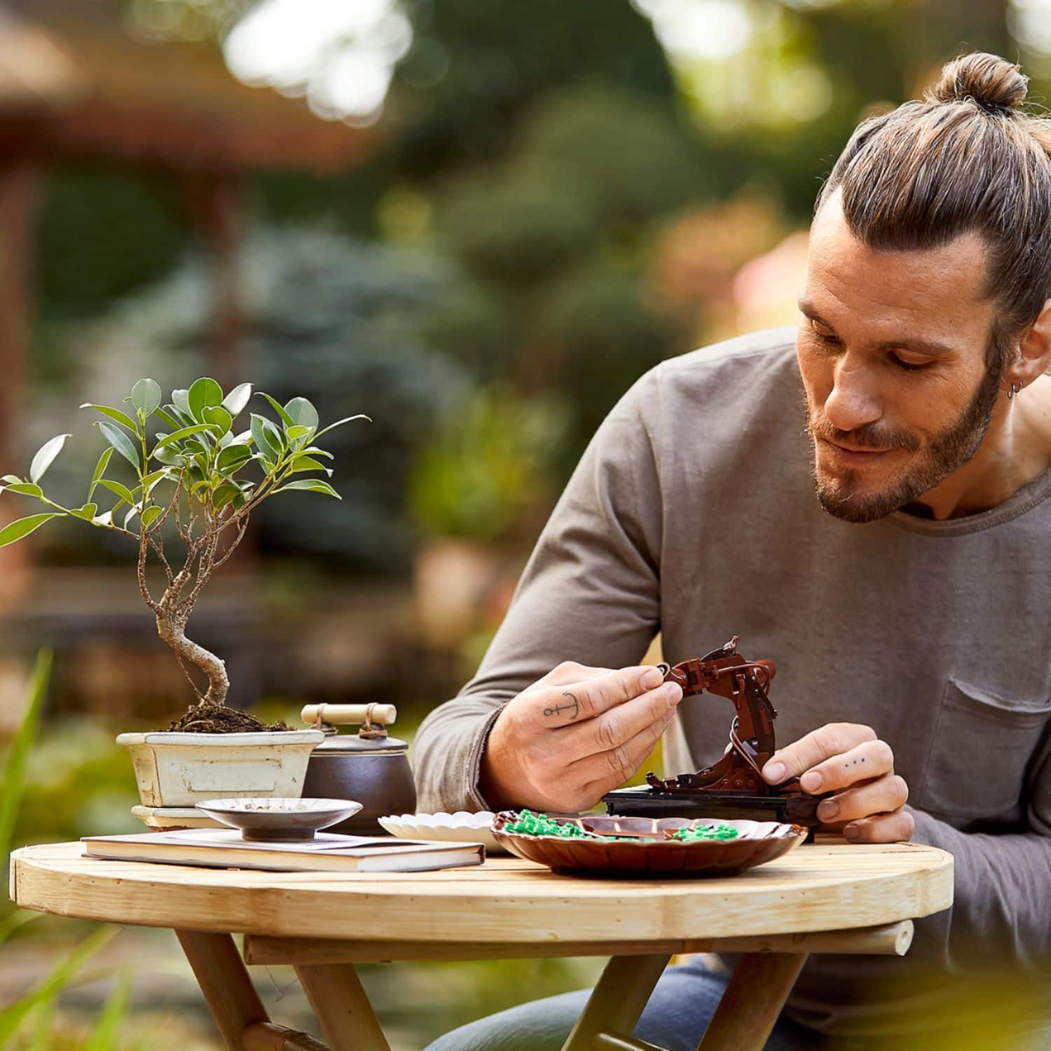 Alt View 14. LEGO - Icons Bonsai Tree Home Décor Set for Adults 10281.