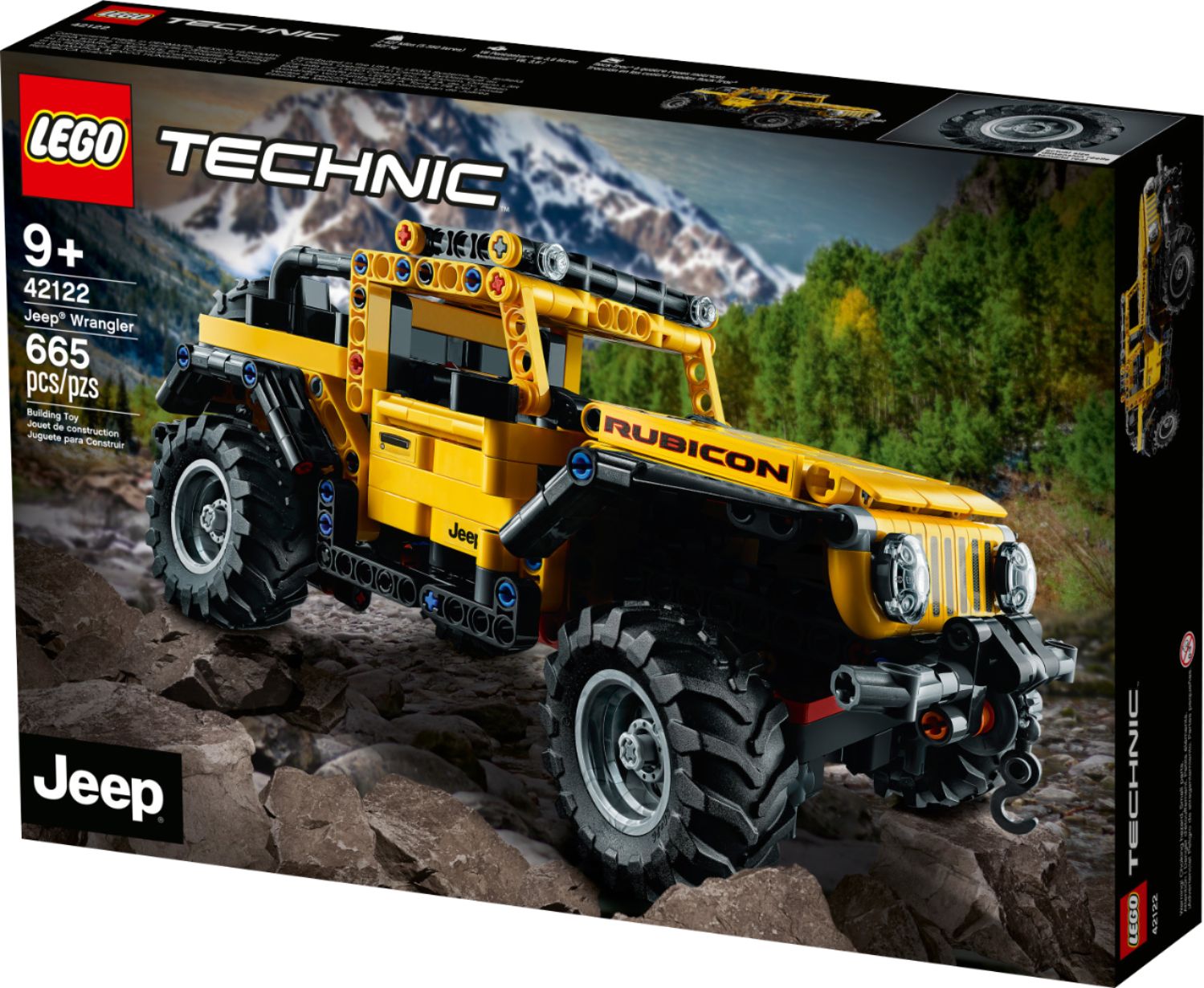 Angle View: LEGO - Technic Jeep Wrangler 42122