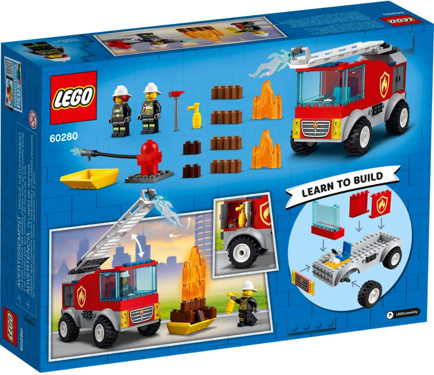 Alt View 13. LEGO - City Fire Ladder Truck 60280.
