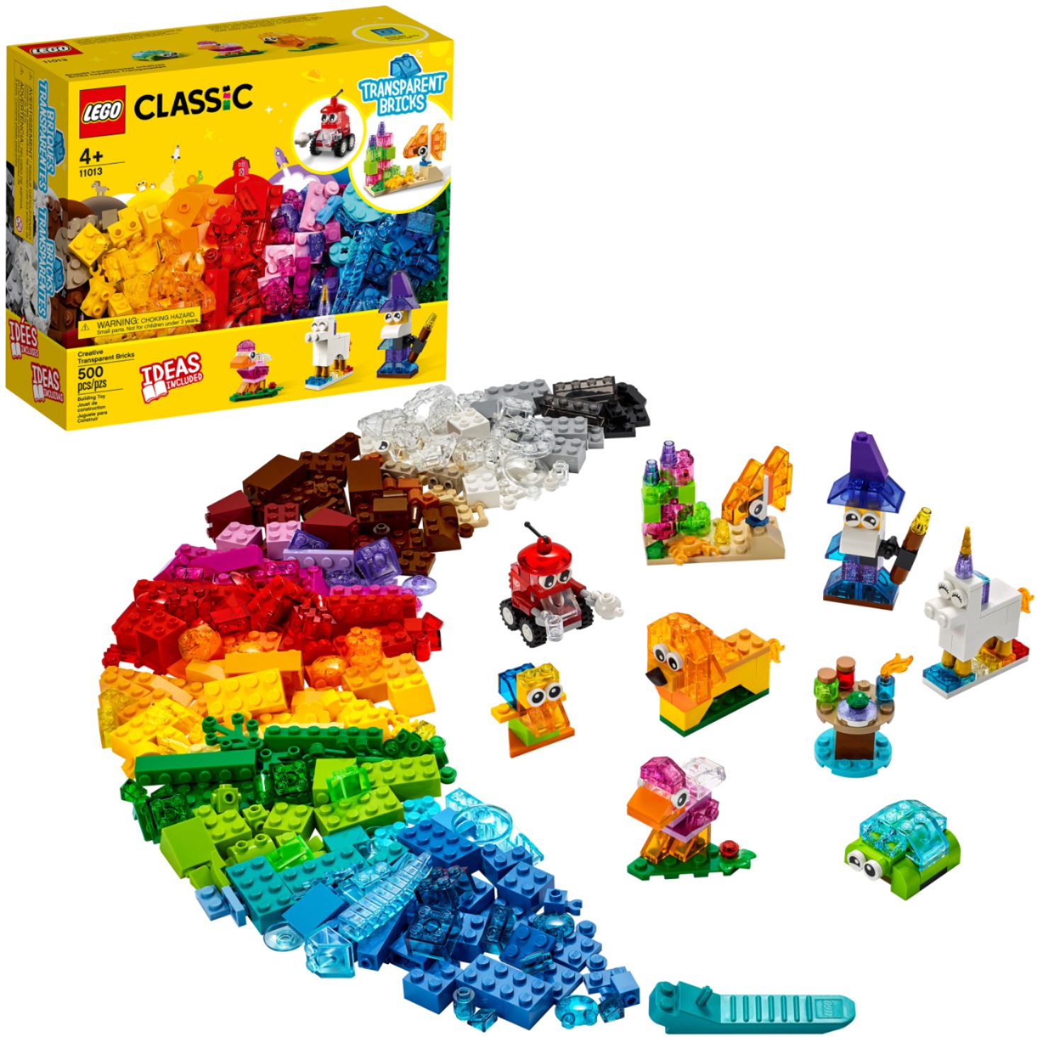LEGO Creative Transparent Bricks 11013 6327640 - Buy