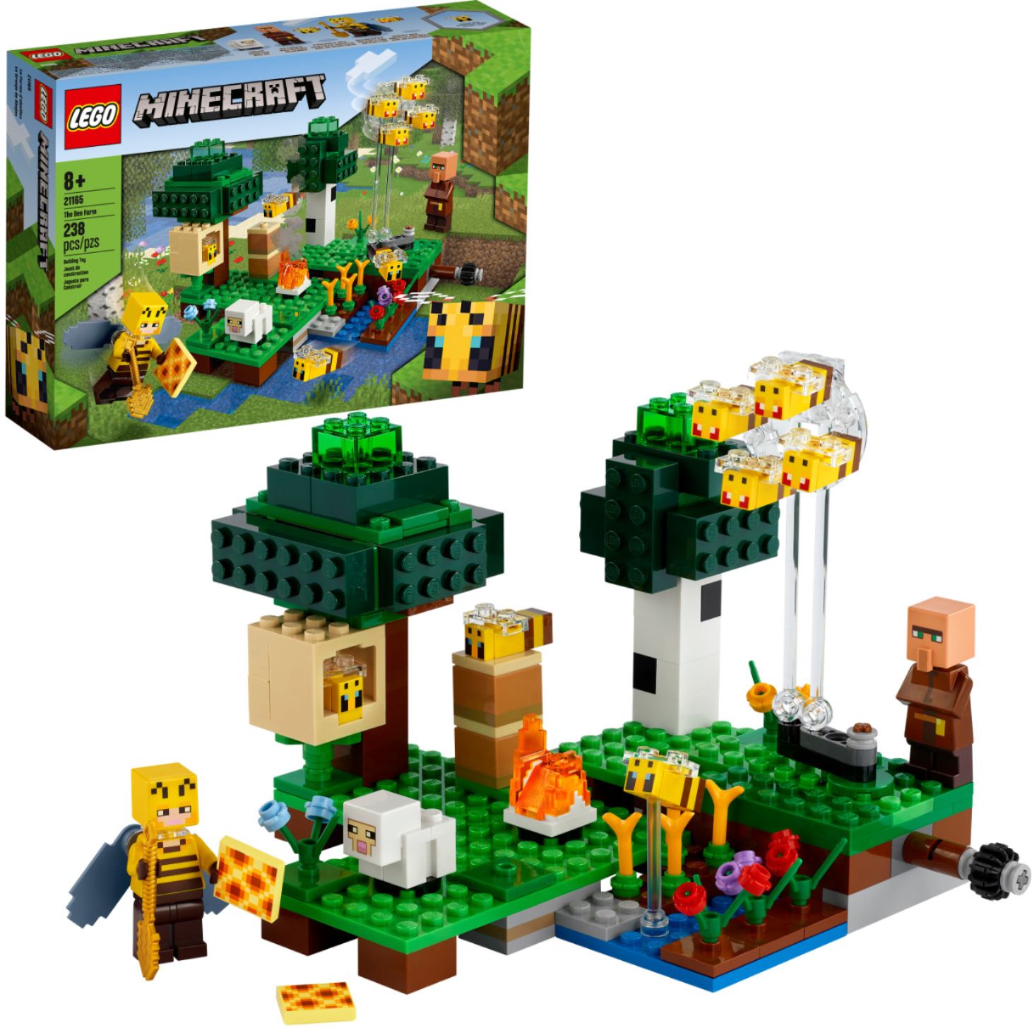 21165 LEGO® Minecraft™ The Bee Farm Fast Dispatch Free P&P playset 