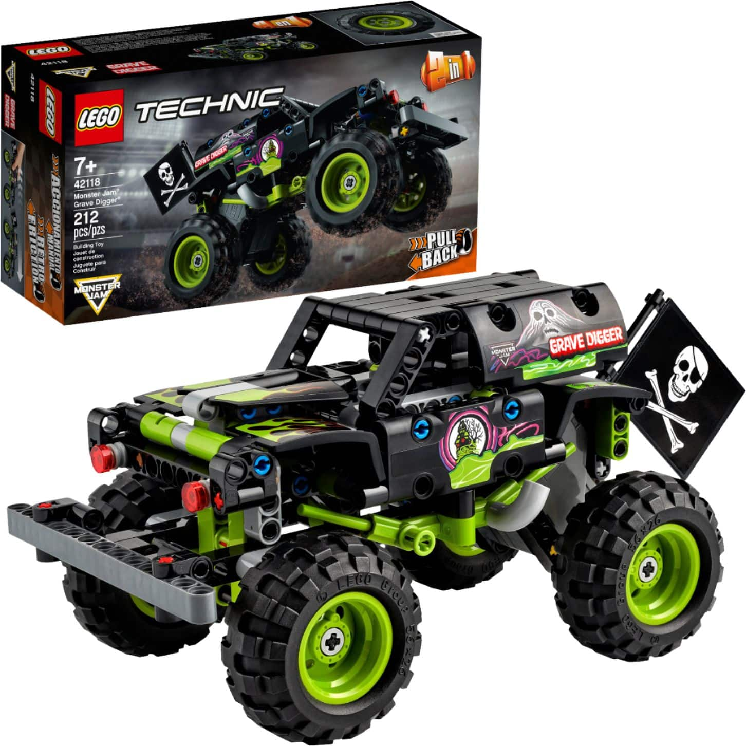 LEGO Technic Monster Jam Grave Digger 42118 6328589 Best Buy