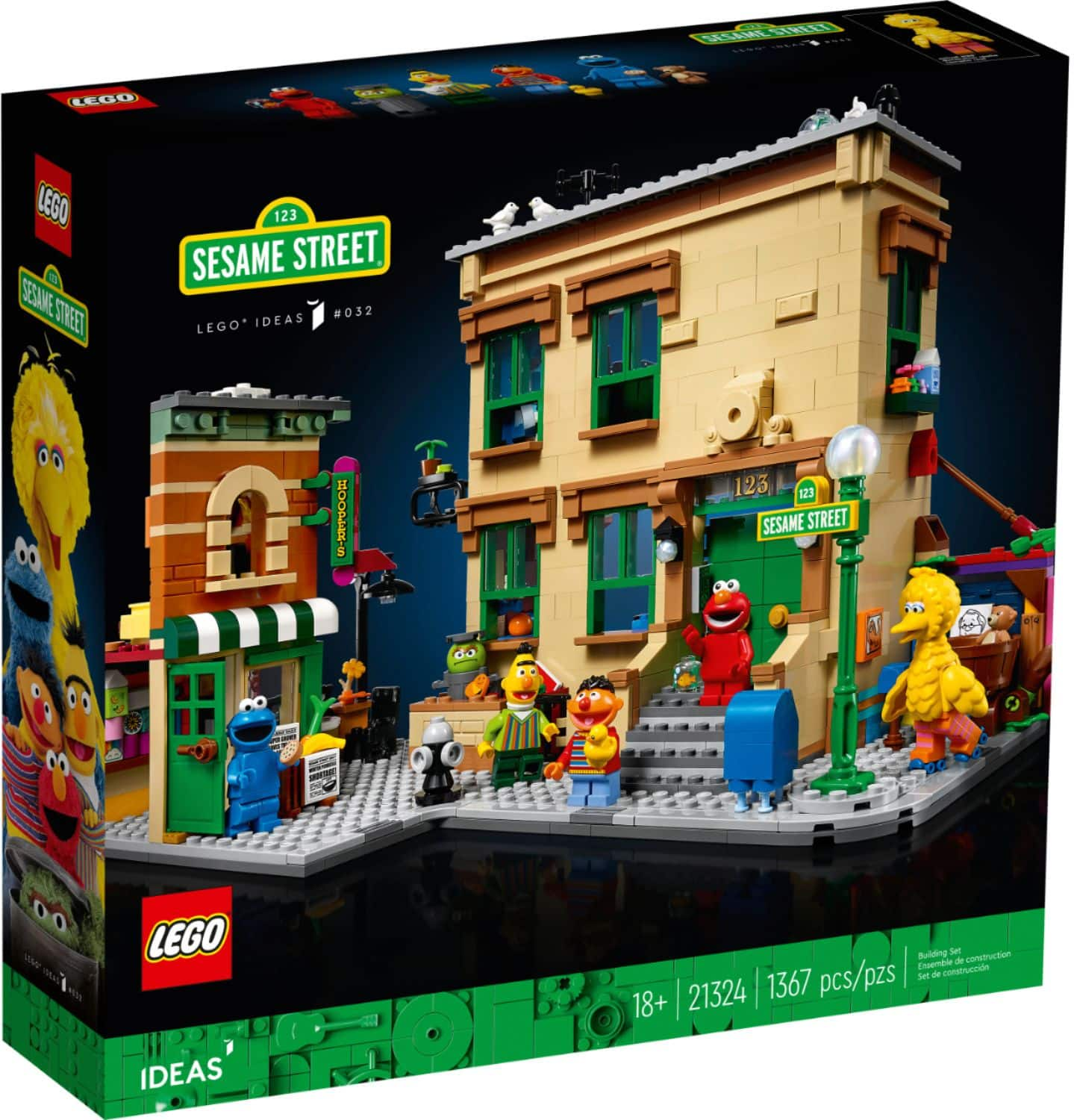 Left View: LEGO - Ideas 123 Sesame Street 21324