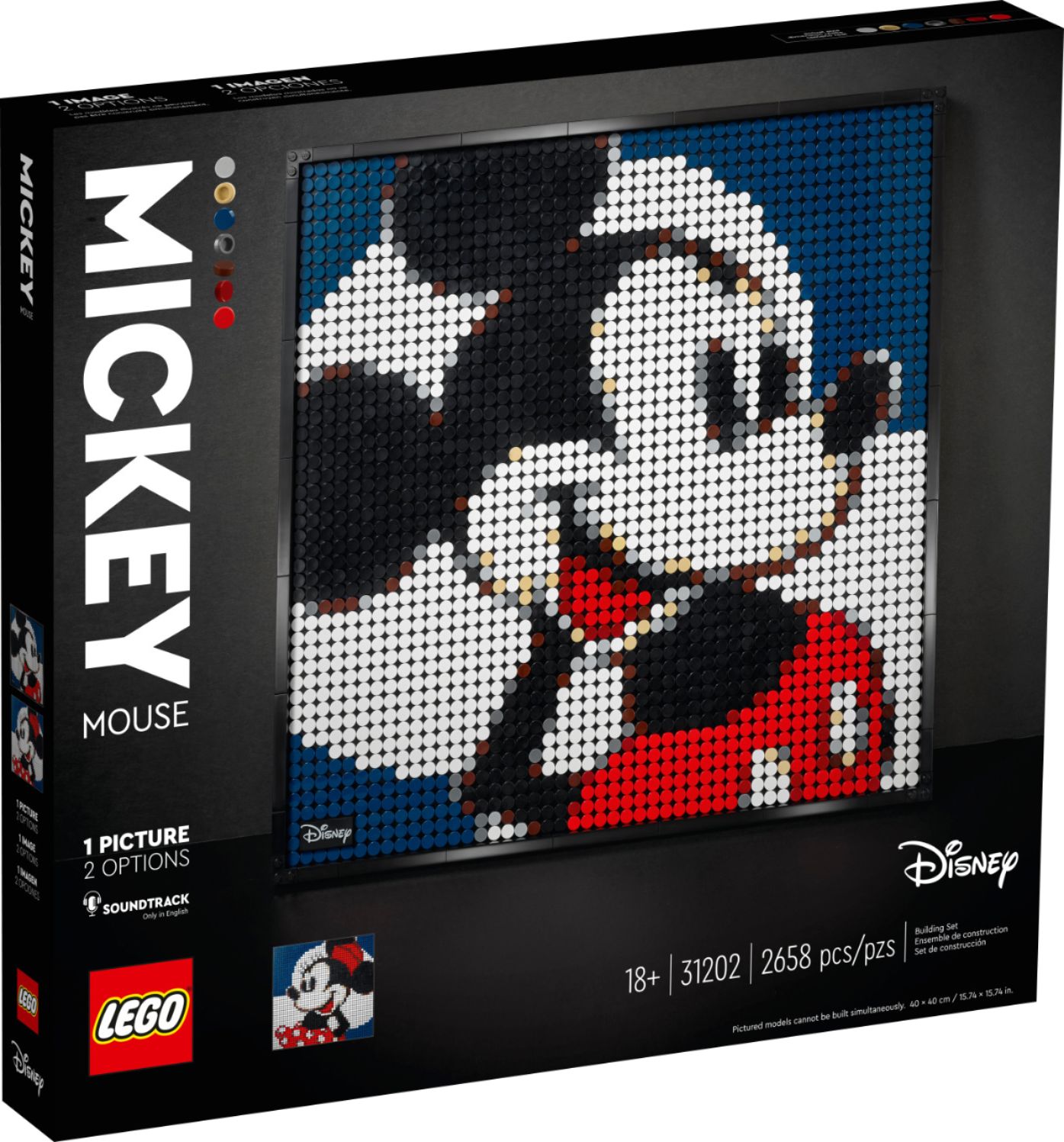 Left View: LEGO - ART Disney's Mickey Mouse 31202