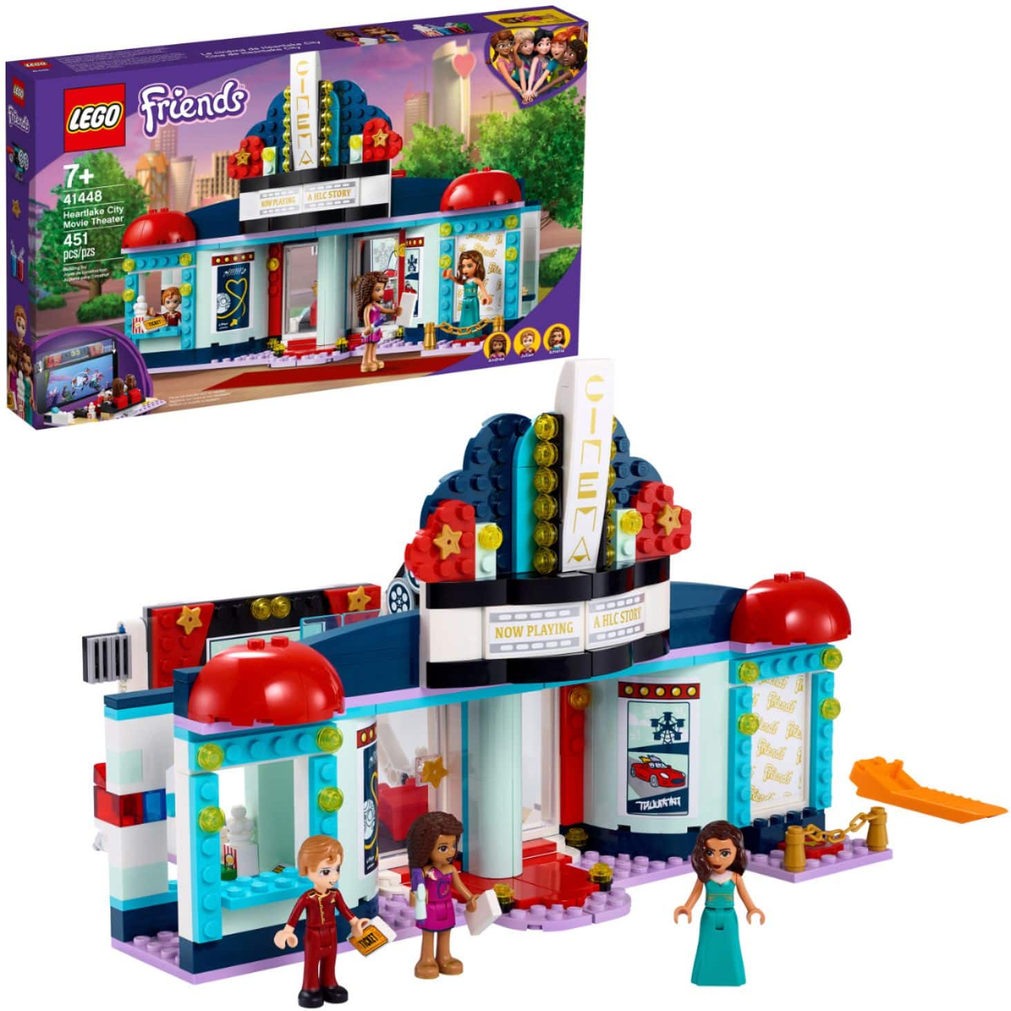 Front. LEGO - Friends Heartlake City Movie Theater 41448.