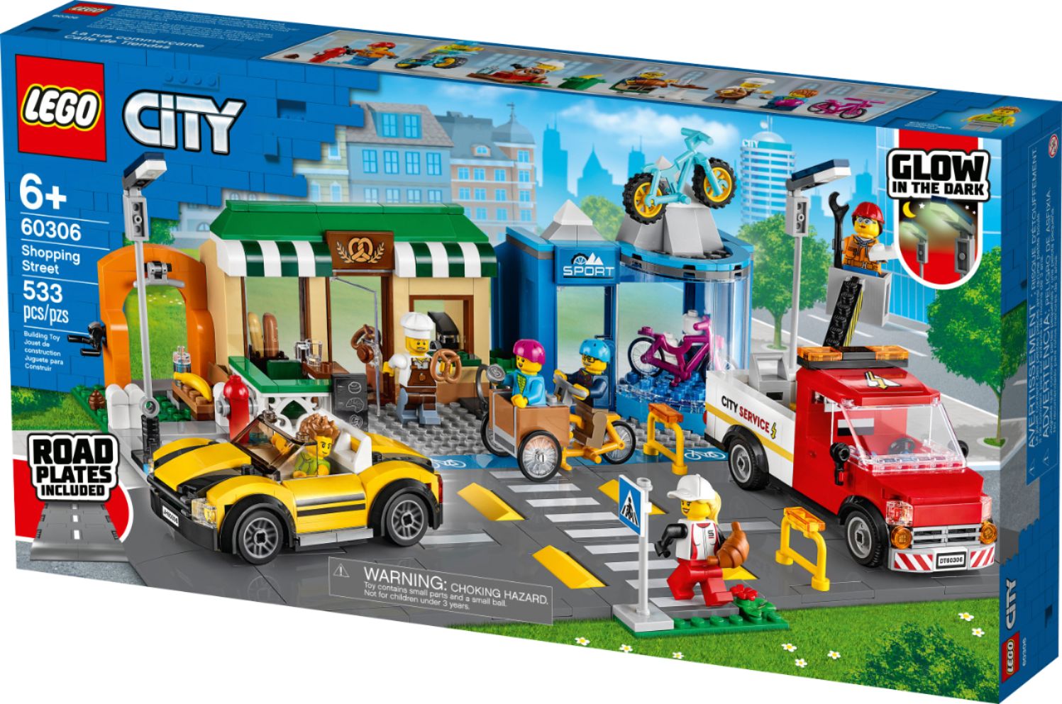 rack Teenageår Næsten død Best Buy: LEGO City Shopping Street 60306 6343451