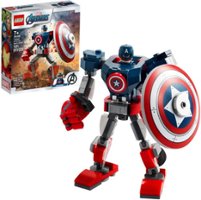 LEGO - Super Heroes Captain America Mech Armor 76168 - Front_Zoom