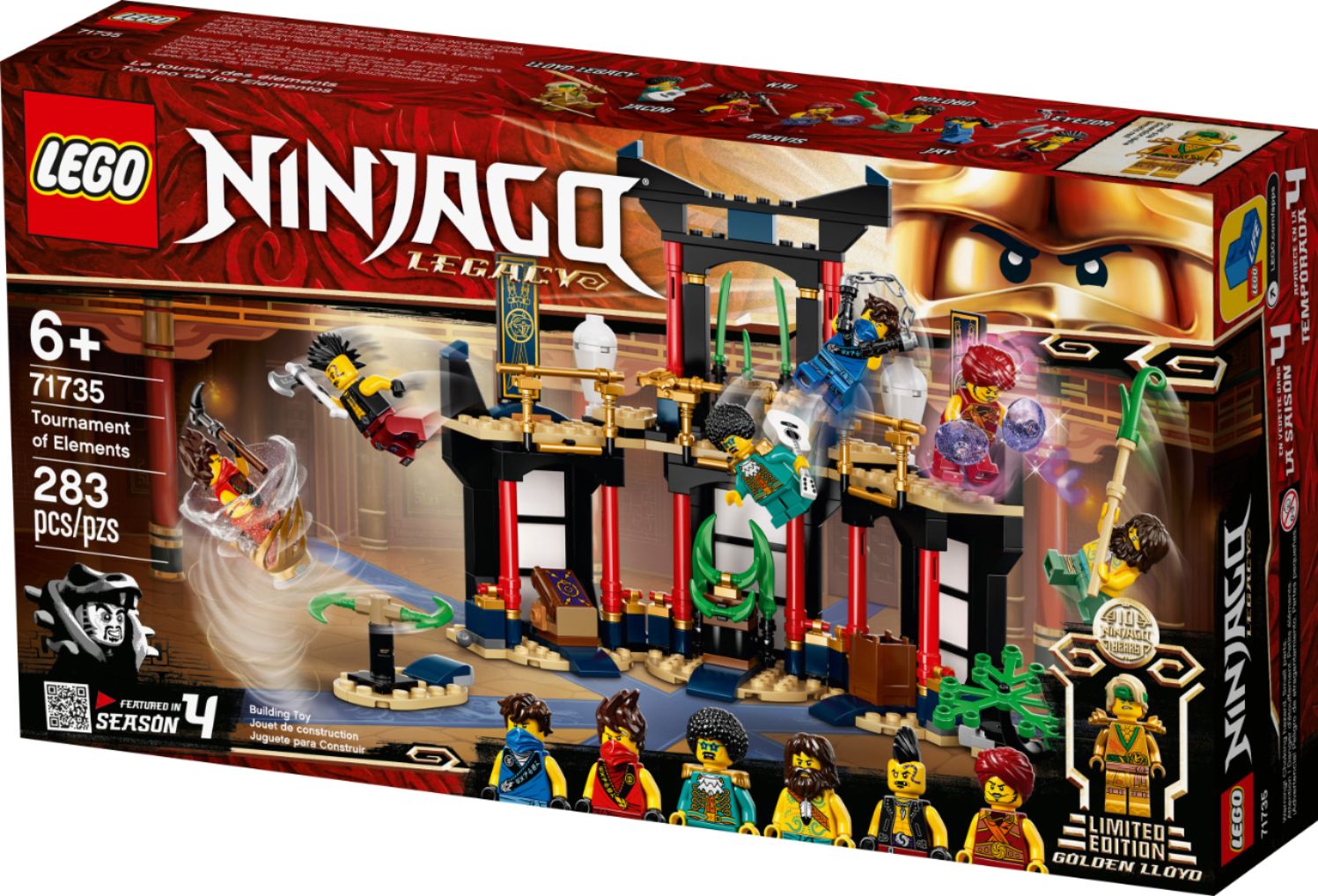Angle View: LEGO - Ninjago Tournament of Elements 71735