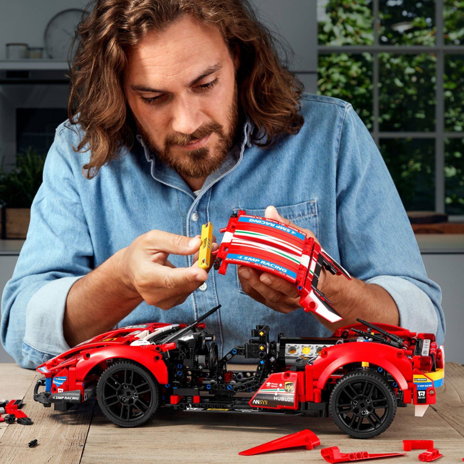 Alt View 14. LEGO - Technic Ferrari 488 GTE AF Corse 51 42125.