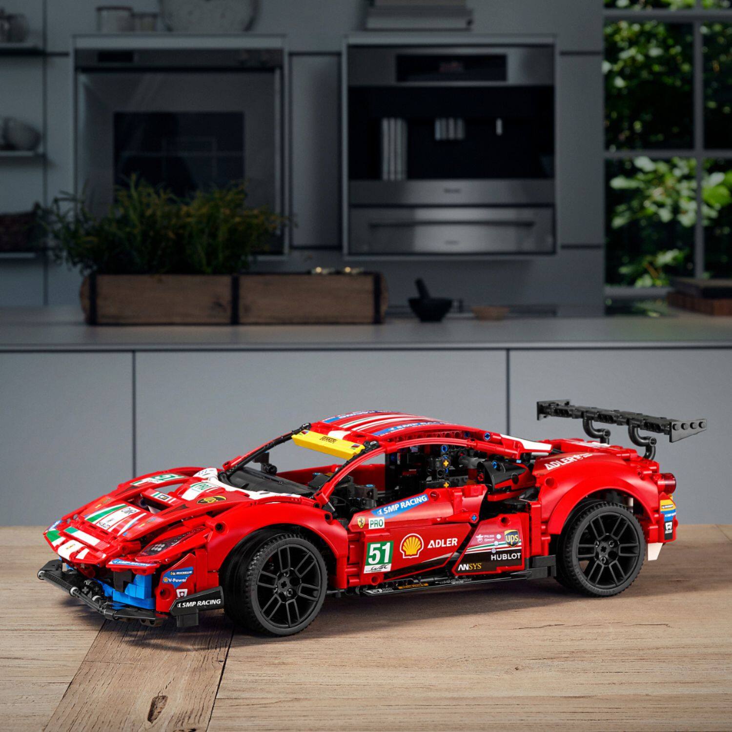 Alt View 15. LEGO - Technic Ferrari 488 GTE AF Corse 51 42125.