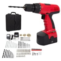 Fleming Supply Cordless Drill Tool Set- 89 Piece Drill Bits, Wire Brush Wheels, Router Bits, Grinding & Polishing Kit - Red, Black - Alt_View_Zoom_11
