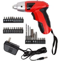 Fleming Supply - Stalwart 25 piece 4.8V Cordless Screwdriver with LED - Black, Red - Alt_View_Zoom_11