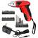 Alt View 11. Fleming Supply - Stalwart 25 piece 4.8V Cordless Screwdriver with LED - Black, Red.