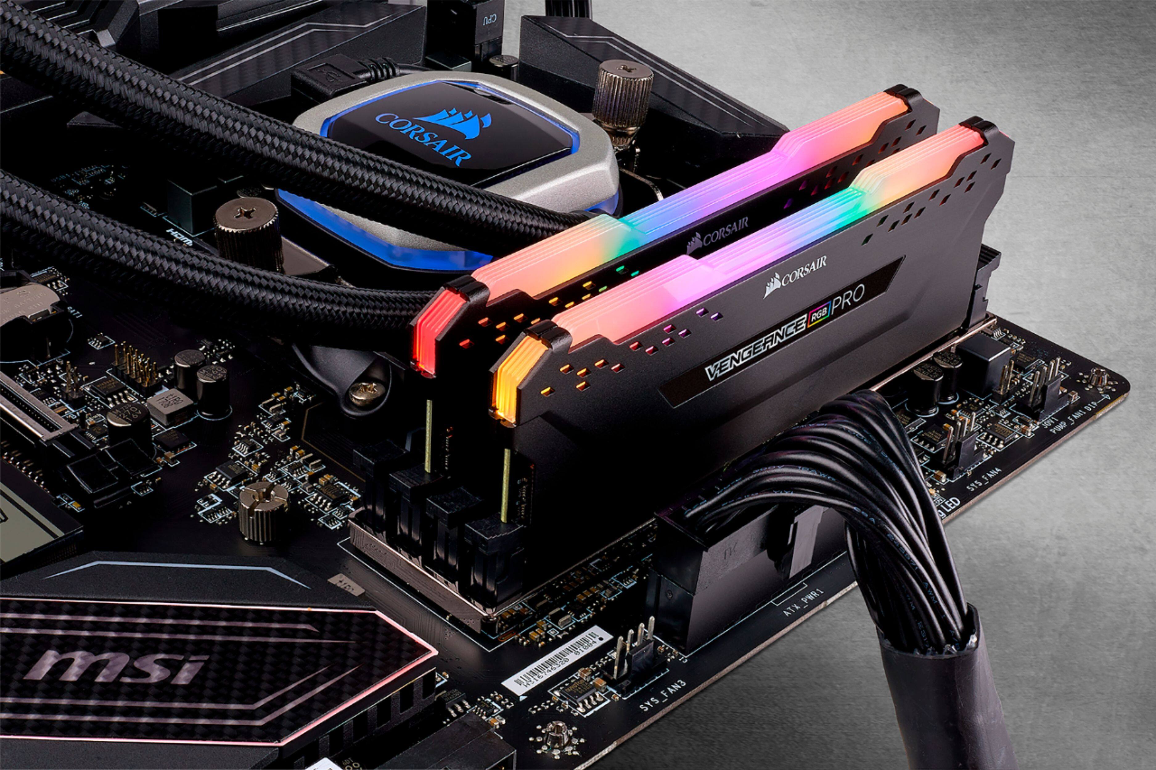 Corsair Announces Vengeance RGB Pro Memory: Up to DDR-4000, 10 RGB