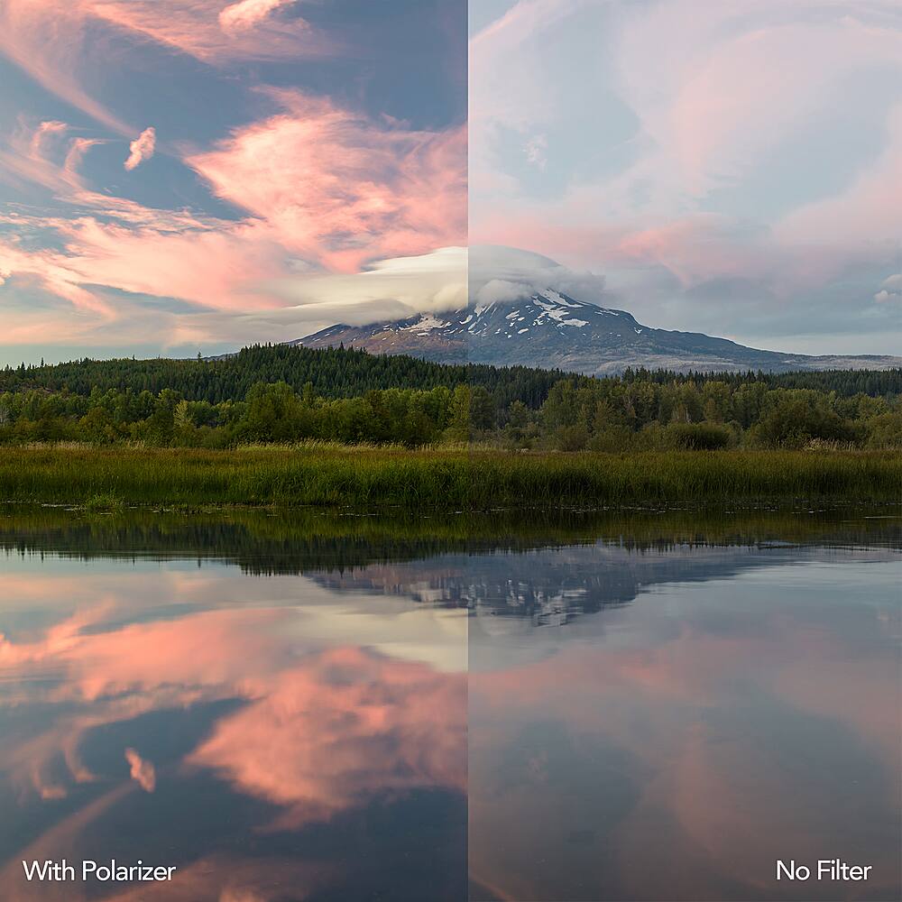 Alt View 11. Hoya - 55MM NXT Plus CRPL Filter - Black.