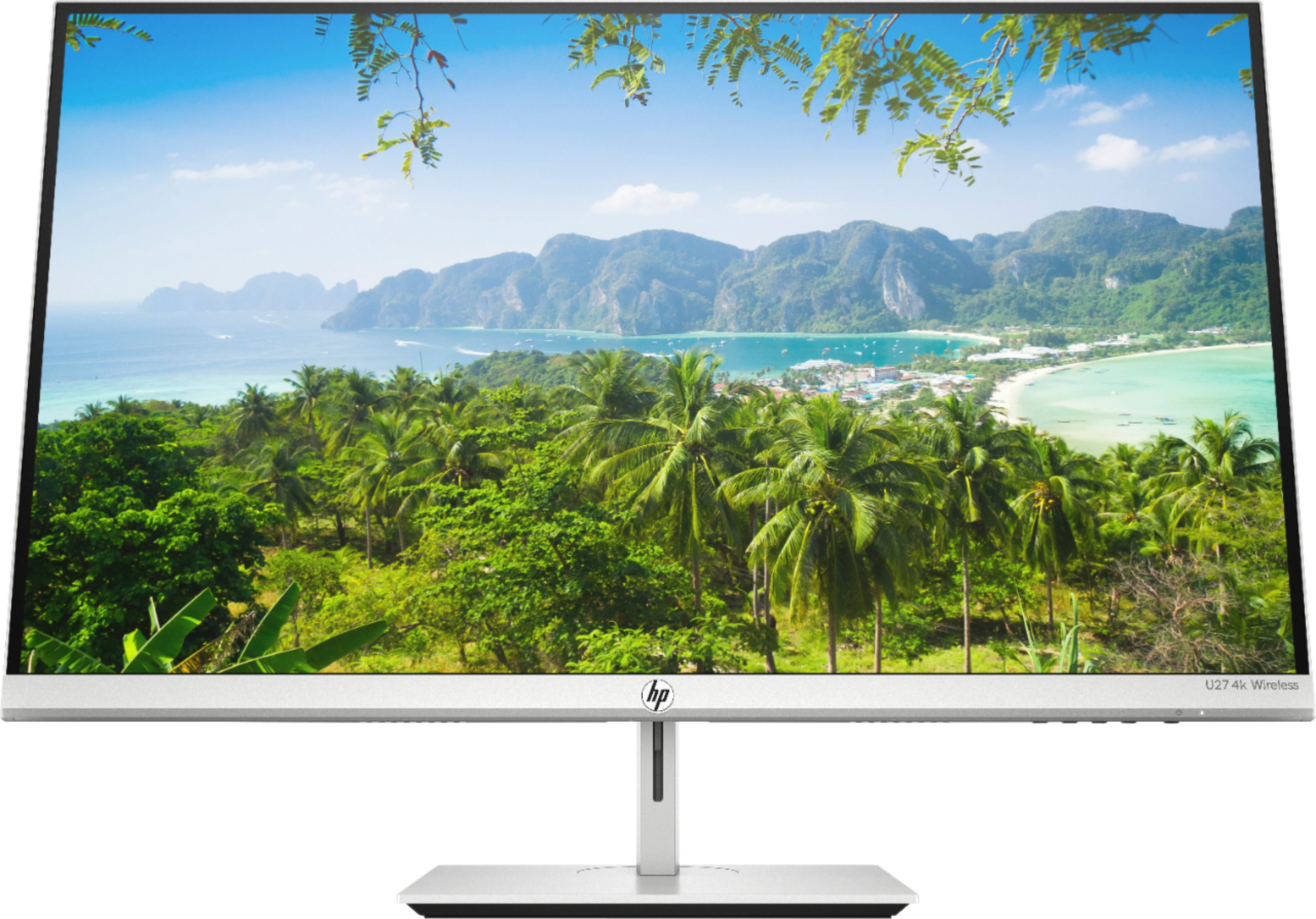 Enzovoorts Sceptisch hardop HP U27 27" IPS LED 4K UHD FreeSync Monitor (DisplayPort, HDMI, USB) Natural  Silver U27 4K Wireless - Best Buy
