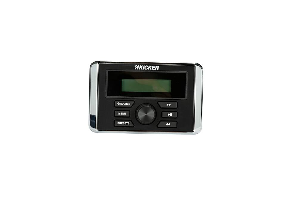 Alt View 16. KICKER - KMC3 Square Media Center/Radio w/Bluetooth - Black.
