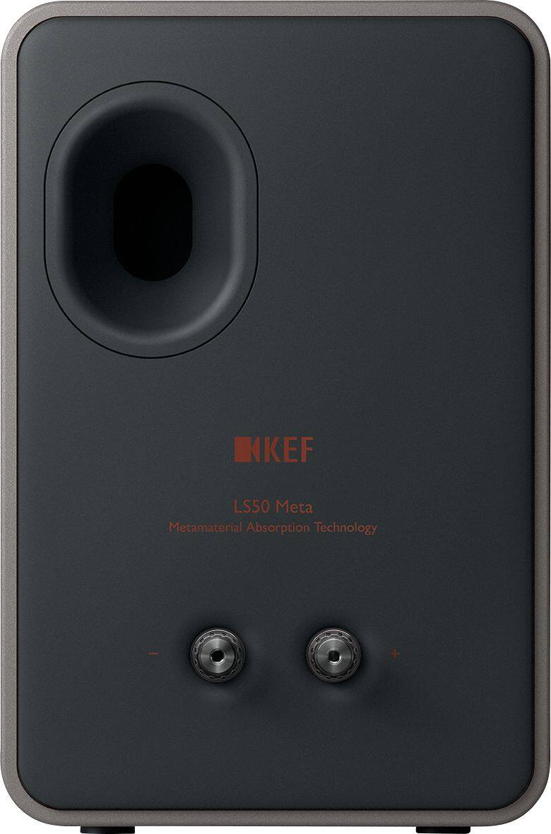 Back. KEF - LS50META Bookshelf Speakers Pair - Titanium.