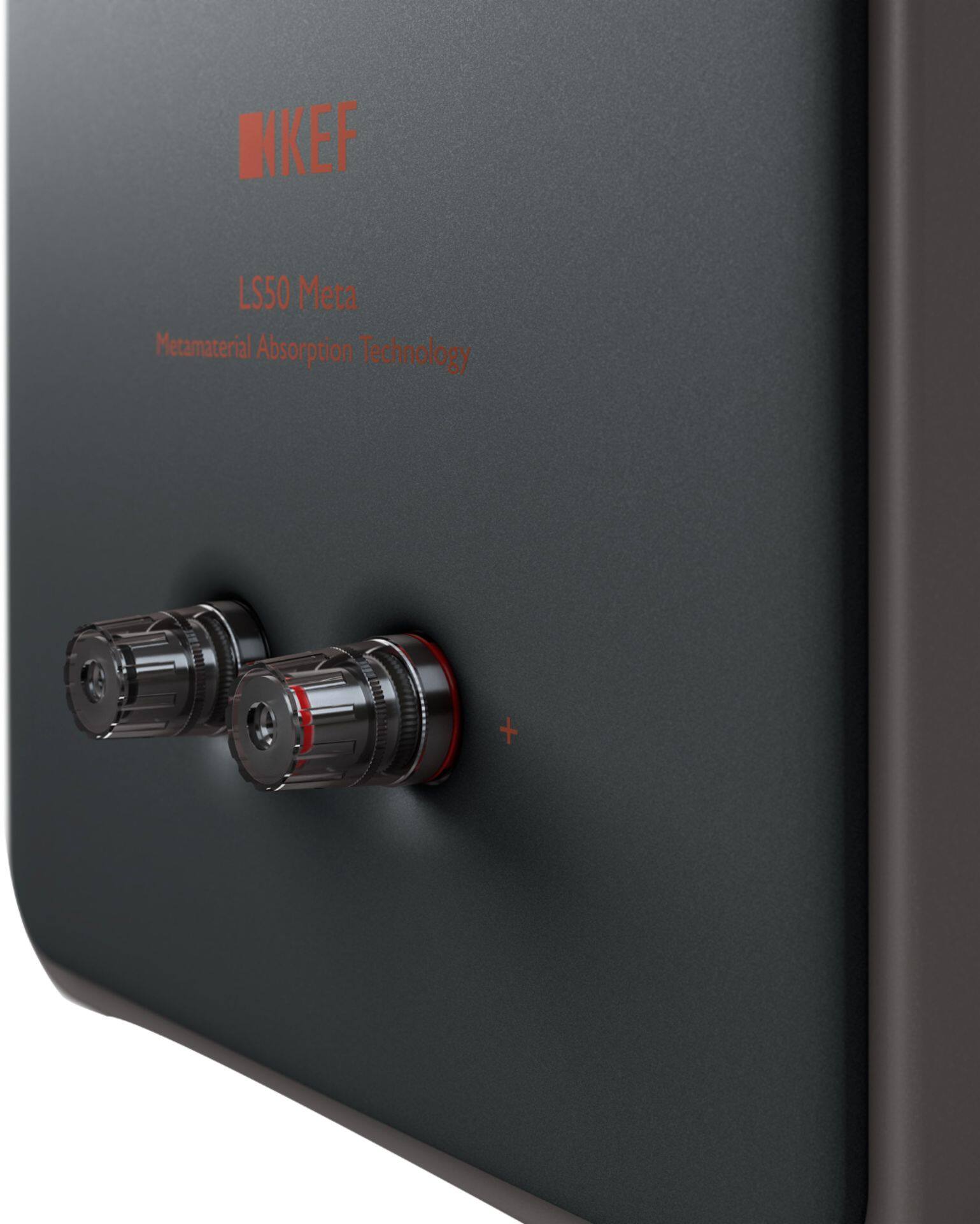 Left. KEF - LS50META Bookshelf Speakers Pair - Titanium.