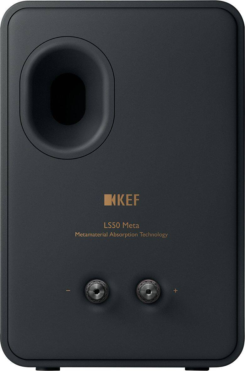Back. KEF - LS50META Bookshelf Speakers Pair - Black.