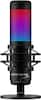 Front. HyperX - QuadCast S Wired Multi-Pattern USB Electret Condenser Microphone - Black/Grey.