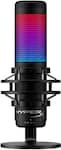 HyperX - QuadCast S Wired RGB Multi-Pattern USB Condenser Microphone for Gaming, Streaming, Podcasts, Twitch, YouTube - Black