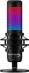 HyperX - QuadCast S Wired RGB Multi-Pattern USB Condenser Microphone for Gaming, Streaming, Podcasts, Twitch, YouTube - Black - Front_Zoom