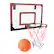 Alt View 11. Hey! Play! - Mini Basketball Hoop with Ball and Breakaway Spring Rim for Over the Door Play by Hey! Play! - Red.