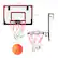 Alt View 12. Hey! Play! - Mini Basketball Hoop with Ball and Breakaway Spring Rim for Over the Door Play by Hey! Play! - Red.
