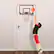 Alt View 17. Hey! Play! - Mini Basketball Hoop with Ball and Breakaway Spring Rim for Over the Door Play by Hey! Play! - Red.