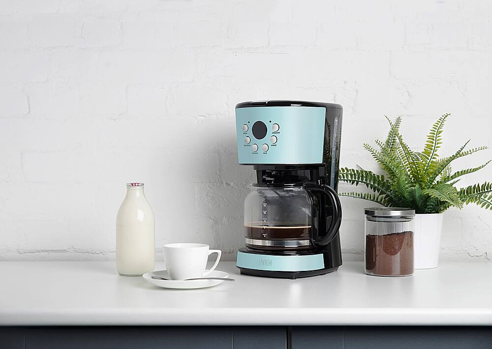 Alt View 15. Haden - 12-Cup Programmable Coffee Maker with Strength Control and Timer - Turquoise.