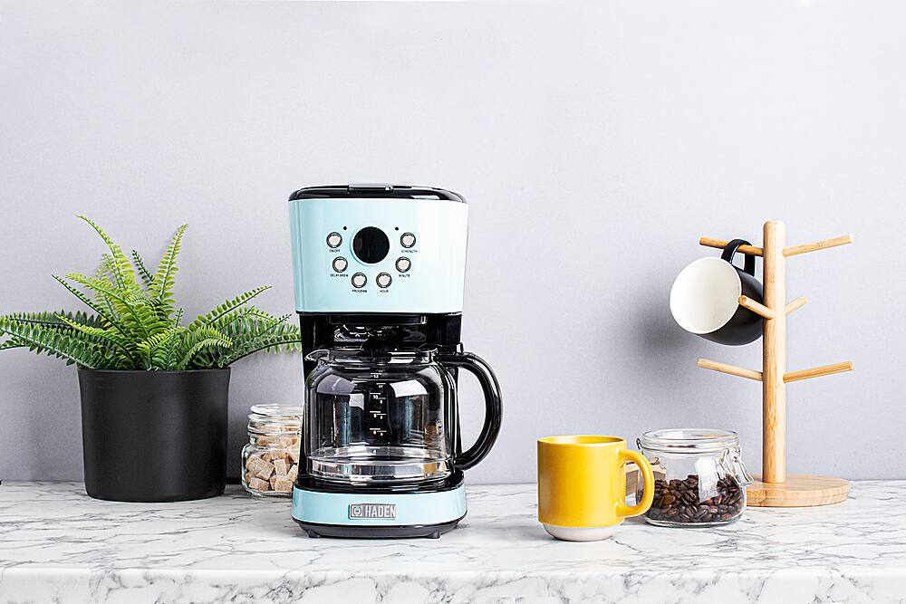 Alt View 16. Haden - 12-Cup Programmable Coffee Maker with Strength Control and Timer - Turquoise.