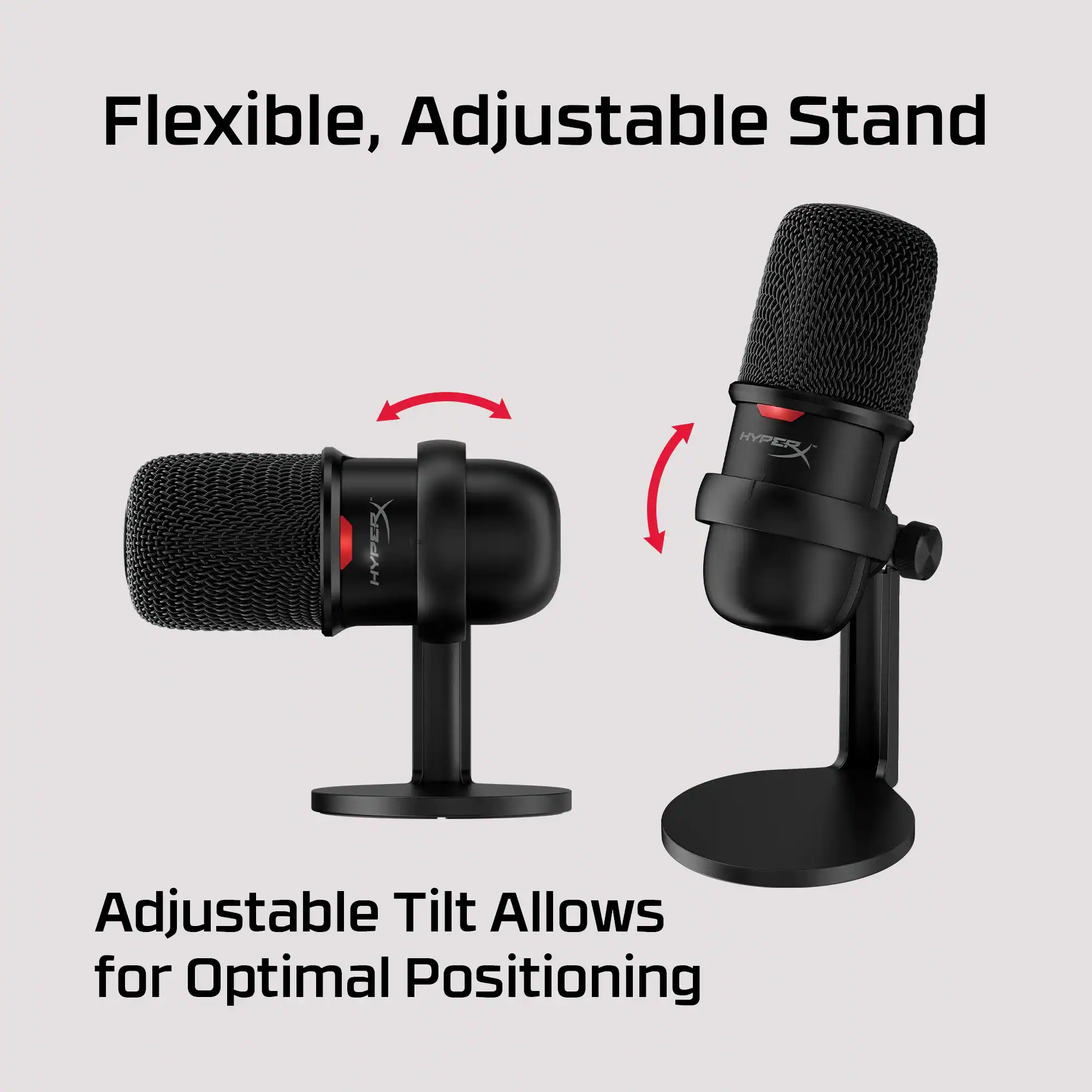 Flexible, Adjustable Stand: Hyper Adjustable Tilt Allows for Optimal Positioning