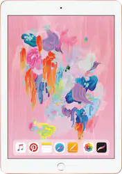 Apple - Certified Refurbished iPad (6th Generation) (2018) Wi-Fi - 32GB - Gold - Front_Zoom