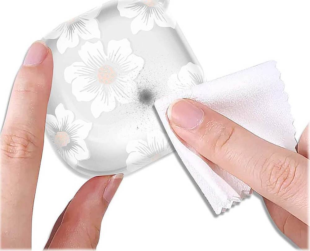 Alt View 14. SaharaCase - Marble Series Case for Samsung Galaxy Buds Live, Galaxy Buds Pro, Galaxy Buds2 Pro and Galaxy Buds FE - Clear.