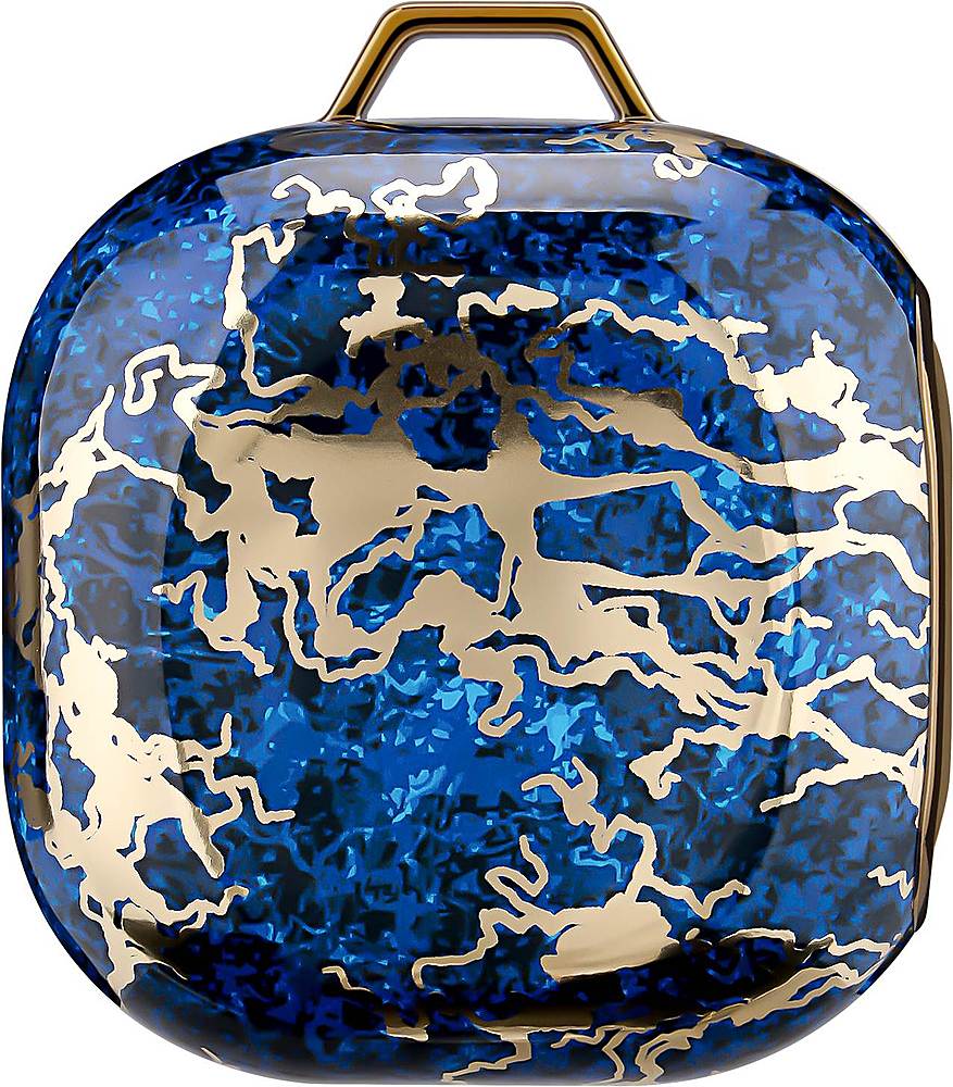 Alt View 11. SaharaCase - Marble Series Case for Samsung Galaxy Buds Live, Galaxy Buds Pro, Galaxy Buds2 Pro and Galaxy Buds FE - Blue Marble.