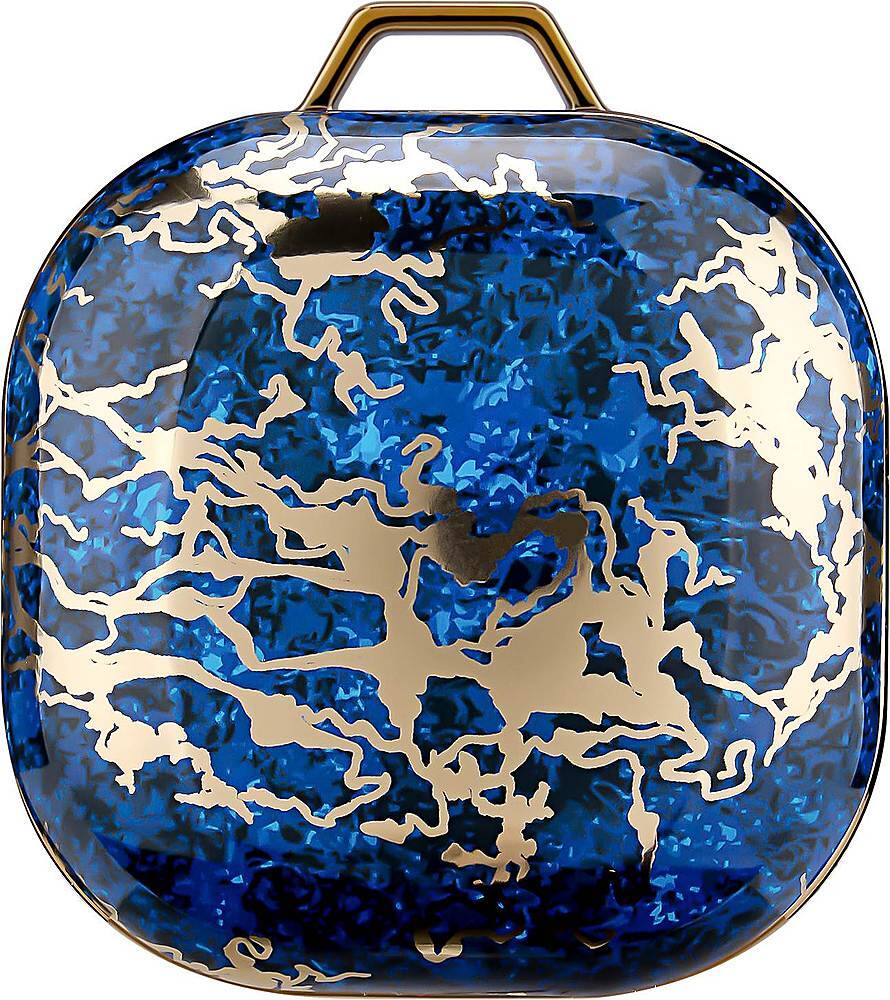 Alt View 12. SaharaCase - Marble Series Case for Samsung Galaxy Buds Live, Galaxy Buds Pro, Galaxy Buds2 Pro and Galaxy Buds FE - Blue Marble.