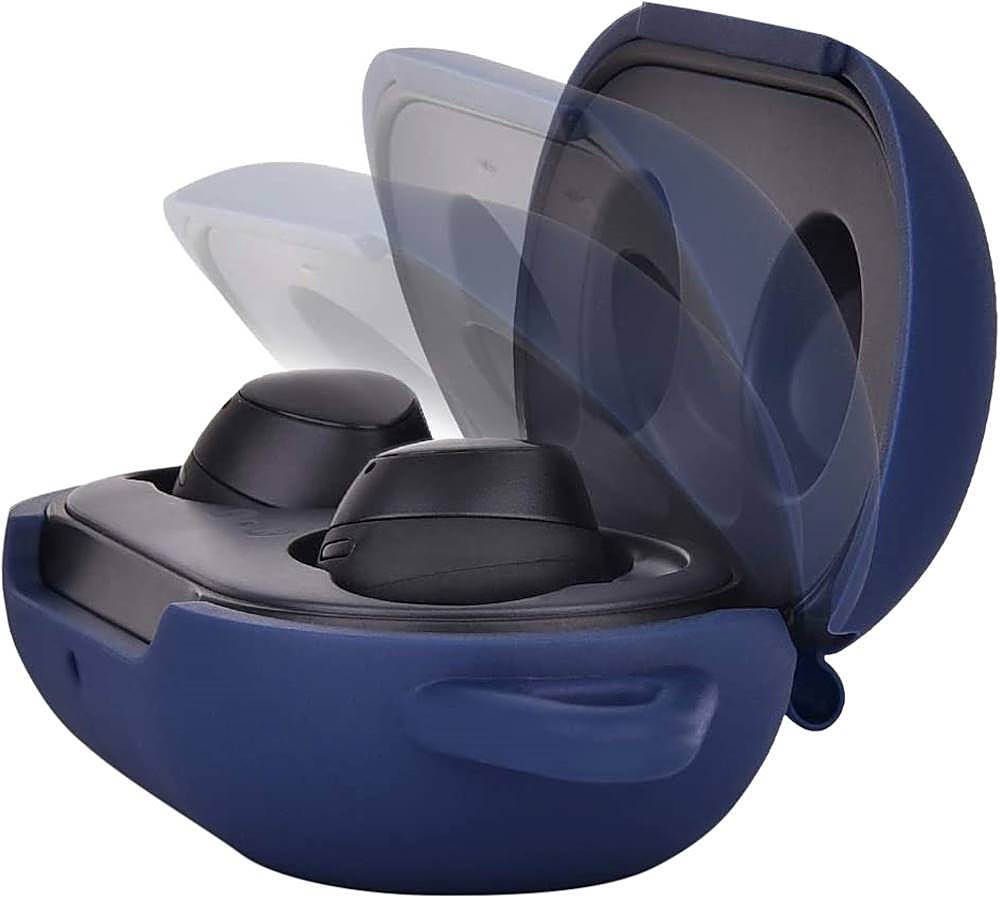 Alt View 13. SaharaCase - Silicone Case for Samsung Galaxy Buds and Buds+ - Blue.