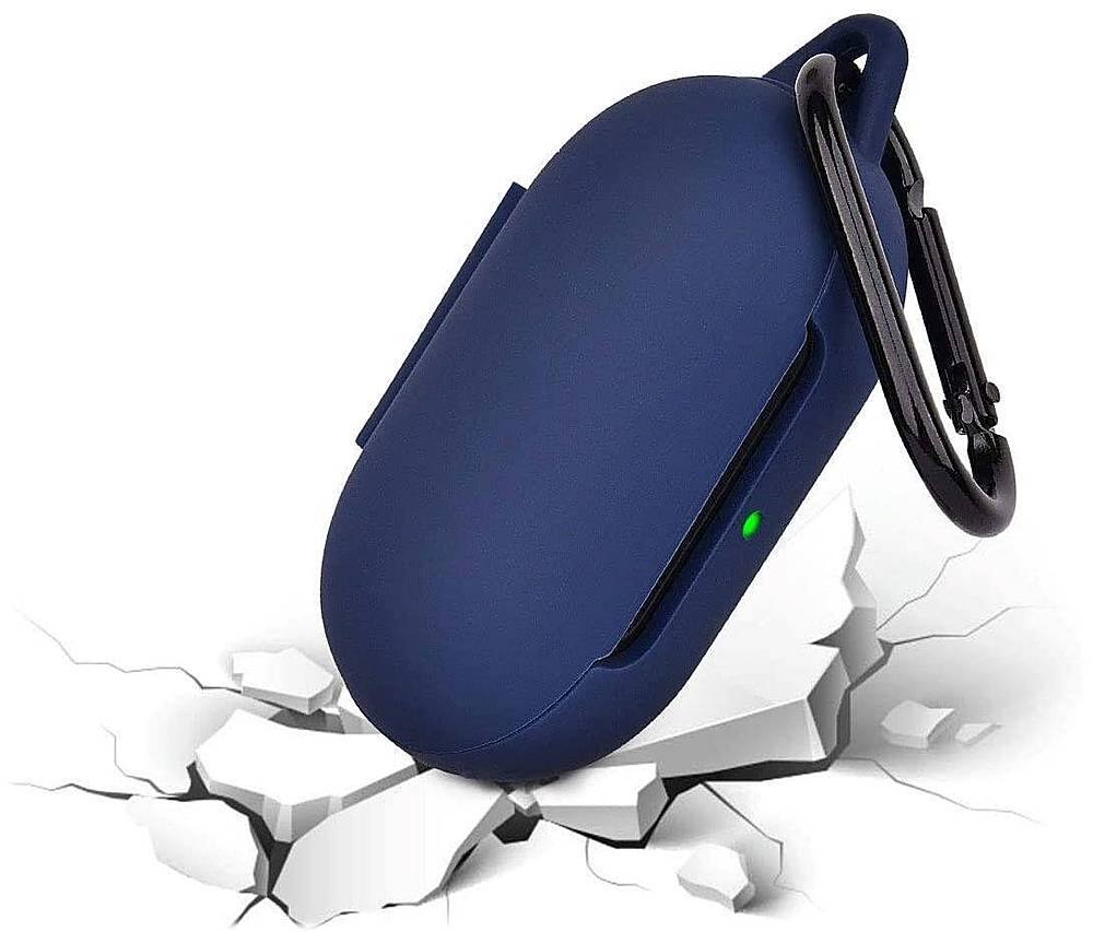 Alt View 14. SaharaCase - Silicone Case for Samsung Galaxy Buds and Buds+ - Blue.