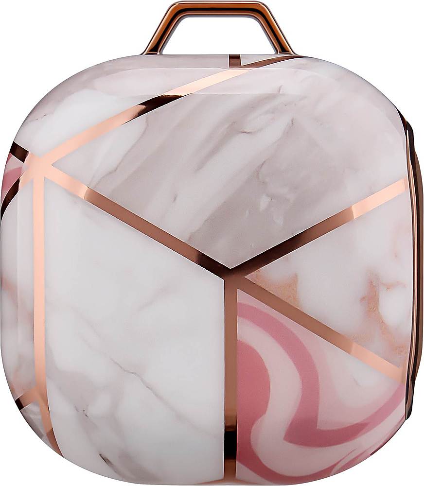 Alt View 12. SaharaCase - Marble Series Case for Samsung Galaxy Buds Live, Galaxy Buds Pro, Galaxy Buds2 Pro and Galaxy Buds FE - Pink.