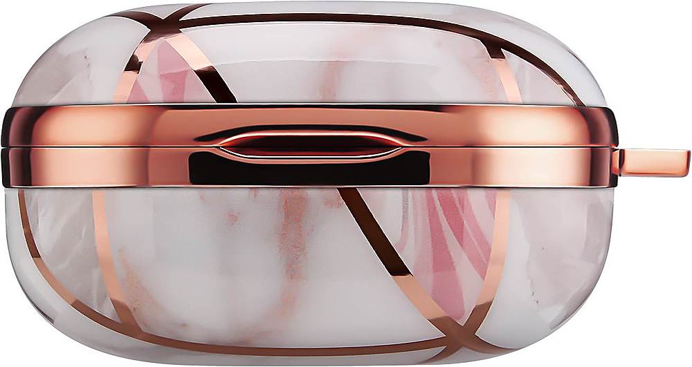 Alt View 13. SaharaCase - Marble Series Case for Samsung Galaxy Buds Live, Galaxy Buds Pro, Galaxy Buds2 Pro and Galaxy Buds FE - Pink.