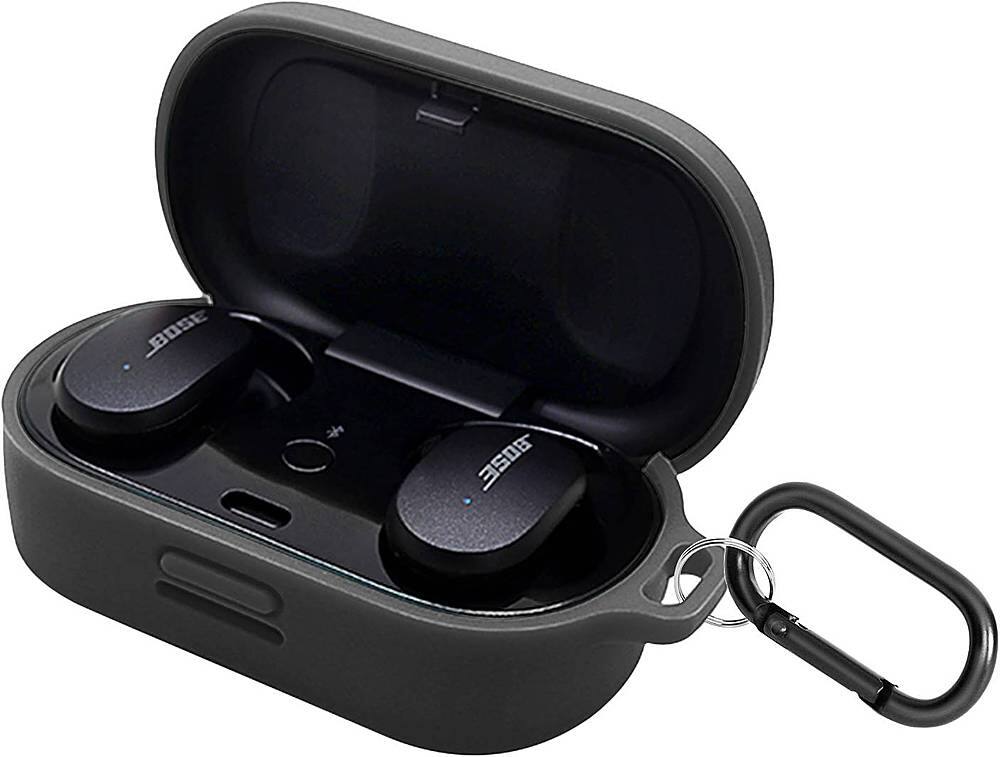Alt View 14. SaharaCase - Silicone Grip Case for BOSE QuietComfort Noise Cancelling Earbuds - Black.