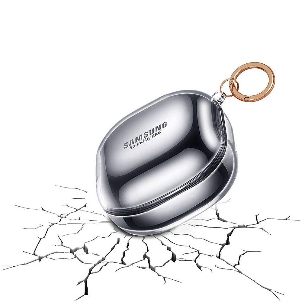 Alt View 13. SaharaCase - Hybrid Flex Case for Samsung Galaxy Buds Live, Galaxy Buds Pro, Galaxy Buds2 Pro and Galaxy Buds FE - Clear Black.