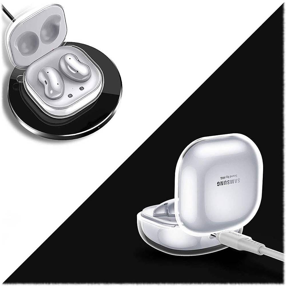 Alt View 14. SaharaCase - Hybrid Flex Case for Samsung Galaxy Buds Live, Galaxy Buds Pro, Galaxy Buds2 Pro and Galaxy Buds FE - Clear.