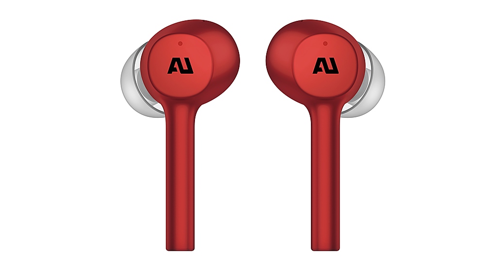 Left View: Ausounds - AU Stream True Wireless Earbuds - Red