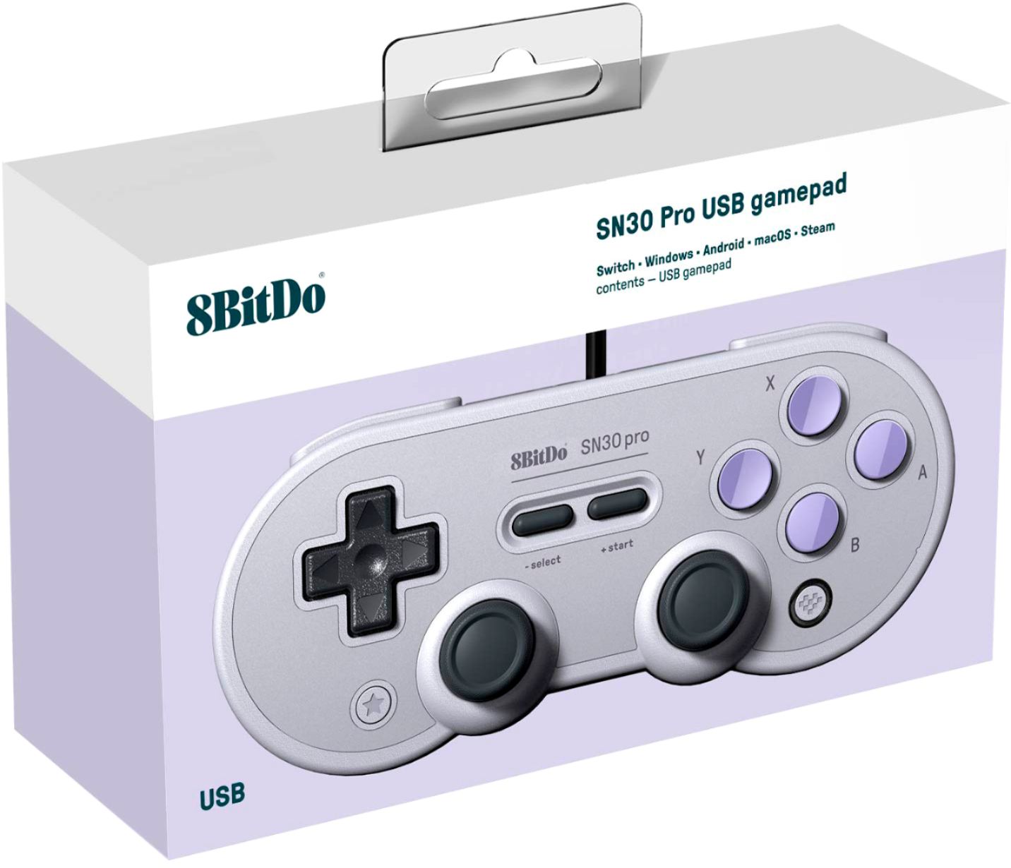 Best Controller Wireless 8BitDo Sn30 Pro+Bluetooth Game SN Edition Nintendo  PC