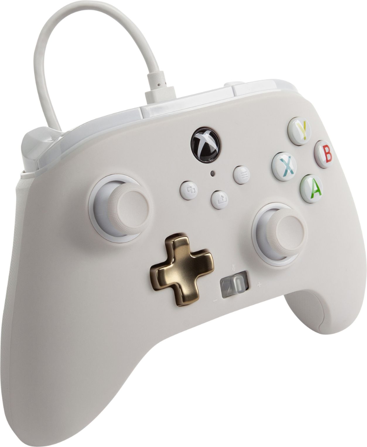 Angle View: PowerA Enhanced Wired Controller for Xbox Series X|S - Mist
