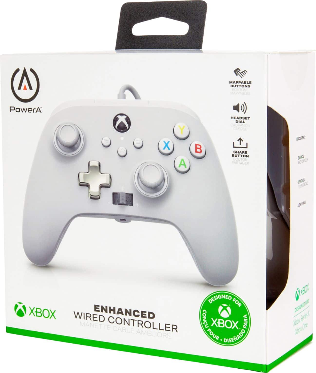 Mando - 1518809-01 POWERA, Xbox Series X, Xbox Series S, Cable, Blanco