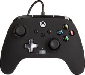 PowerA - Enhanced Wired Controller for Xbox Series X|S - Black - Front_Zoom