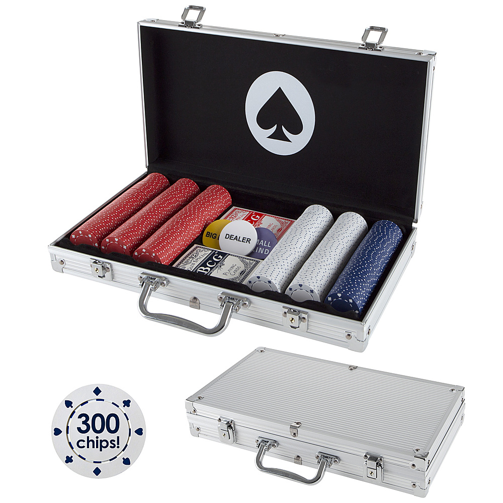 Poker Case With 300 High-Quality Poker Chips 